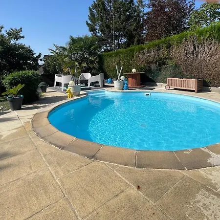 Homestay La Maison Sarthoise - 24h Du Mans - Piscine - 4 Pers